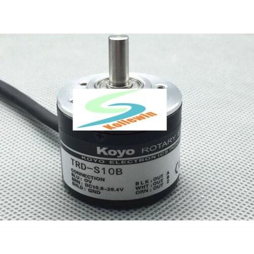 TRD-S10B Encoder / solid shaft optical rotary encoder / low pulse encoder, New In Box, Free Shipping