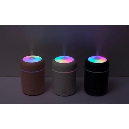 2 in 1 USB Electric Aromatherapy Oil Diffuser Ultrasonic Air Humidifier Mist Maker with Colorful Light for Home Office and Car