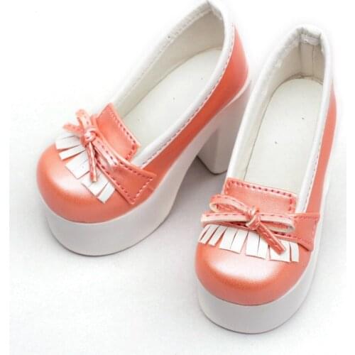 [wamami] 55# Pink 1/3 SD DOD BJD Dollfie High-Heels Synthenic Leather Shoes