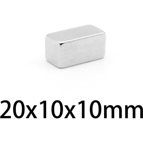 1/2/5/10/15/20/30PCS 20x10x10 Rectangular Strong Powerful Magnets N35 20x10x10mm Block Rare Earth Neodymium Magnet 20*10*10 mm