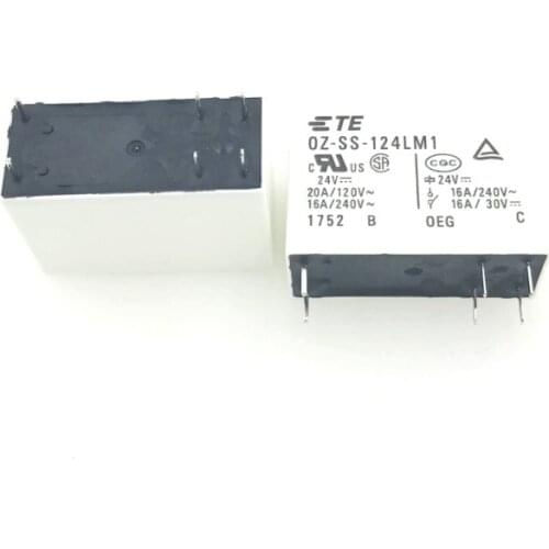 10pcs/lot OZ-SS-124LM1 24V relay 16A a group of normally open 6 pin Power Relay Original