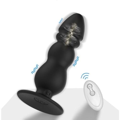 Anal Vibrator Butt Plug Wireless Remote Control Prostate Massager Sex Toy for Men Clitoris Stimulator Adult Erotic Sexshop 18