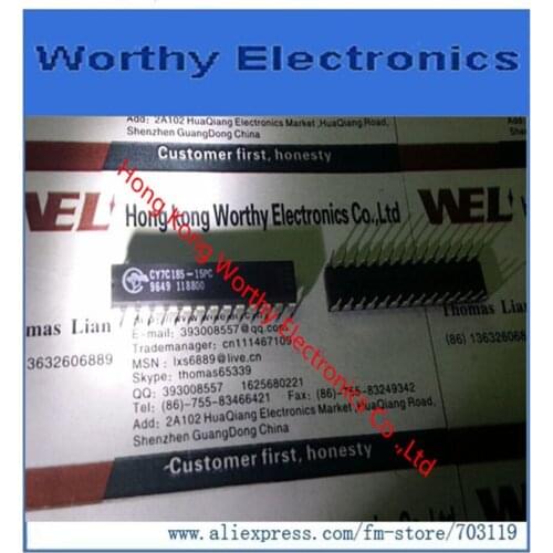 Free shipping 10PCS/LOT wholesale Electronic Components integrated circuit Chip IC DIP-28 CY7C185 CY7C185-15PC