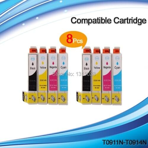 INK WAY 91N compatible ink cartridge for C90 C91 CX5500 T20 T21 TX100 TX101 TX110 TX111 TX210 TX610 TX121,T0911N-T0914N