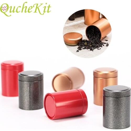 Mini Airtight Smell Proof Container Metal Box Portable Small Jar Sugar Tea Coffee Candy Kitchen Food Storage Bottles