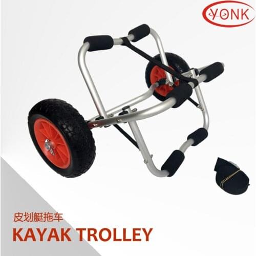 Beach Pushcart Aviation Aluminium Alloy Canoeing Trailer Canoe Beach Trailer Cart Y02015