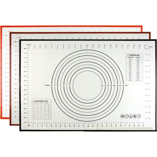 40*60cm Food Grade Silicone Baking Mat Non-Stick Bakeware Dumplings Rolling Dough Pad Tools Kitchen Supplies Pastry Accessories