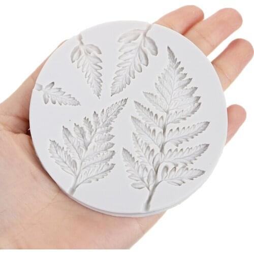Mimosa Leaf Molds Food Grade Silicone Mold DIY Cake Decorating Tools Candy Chocolate Gumpaste Moulds Kitchen Baking Mold