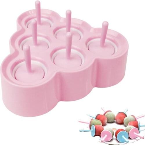 Mini Silicone Popsicle Molds Baby DIY Ice Cream Molder Food Easy-release Food Greade Ice Cream Tray Holders