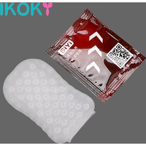 IKOKY Male Masturbator Silicone Masturbation Cup Sex Toys for Men Adult Products Portable Artificial Vagina