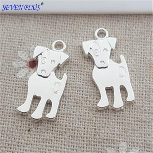Newest design 10 Pieces/Lot 11mm*23mm pet dog cute animal Charm Pendant for DIY making