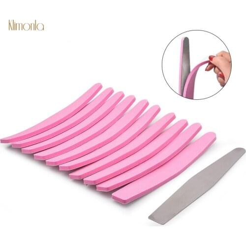 2019 New Nail Art Sanding Files Pink Replaceable Nail File Buffers For UV Gel Polish Manicure Pedicure Care Tools Slim Kit Set