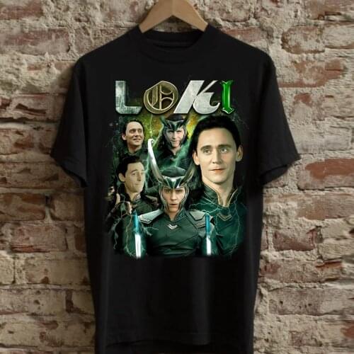 New Arrival Vintage Loki Laufeyson Shirt Unisex Loki Homage Shirt Loki God of Mischief Graphic Tee Tom Hiddleston Superhero Tees