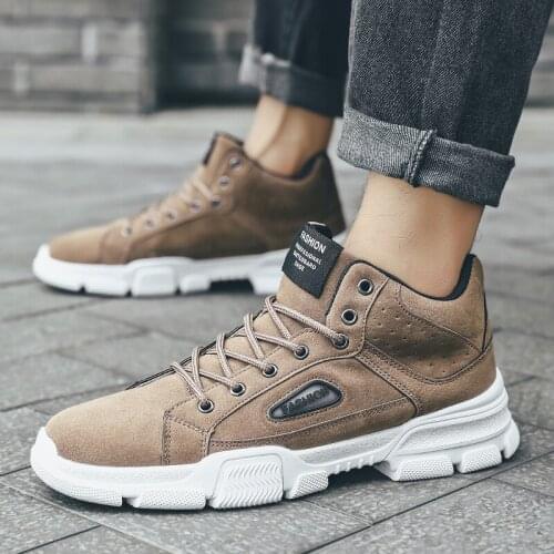 On zapatos sneakers shoe casual leisure sport mens slip boot leather para sapatos mens canvas coturno boots de for Mens shoes