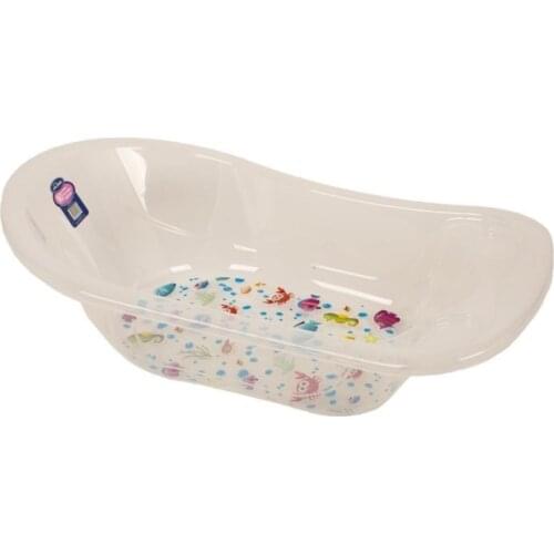 Transparent Giderli Bath Tub New White Product Dimensions: Top: 55 cm Length: 90 cm Height: 20 cm Volume: 55 l