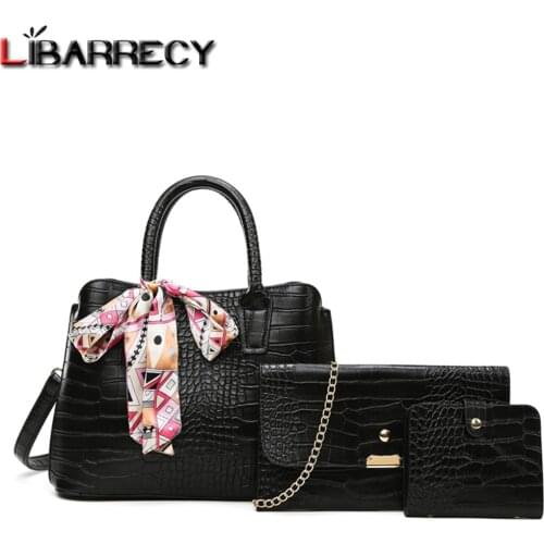 Luxury Designer Fashion Ribbon Womens Composite Bag High Quality Leather Ladies Handbag 2021 New Women Shoulder Messenger Bags