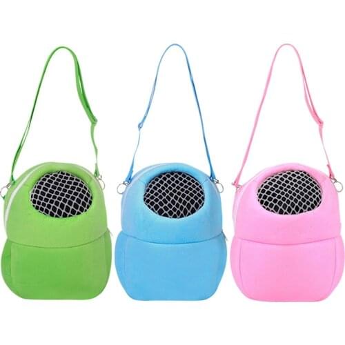 Hamsters Rabbits Small Pet Carrier Bag Animal Outgoing Bag with Shoulder Strap Portable Travel Handbag Backpack Hedgehog Hamster