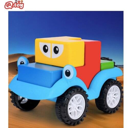 Smart Interest Car Wooden Puzzle Cars Wood Building Block Jigsaw Puzzle Interactive Toys Childrens Day Gift Montessori Boy toys