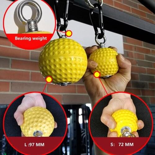 1 Pair Training Hand Grip Strength ball Indoor Training Arm and Back Muscles Pull-ups Strengthen Wrist Climbing Finger Sport