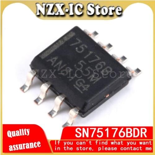 10PCS SN75176BDR SOP8 SN75176B SOP SN75176 SOP-8 75176B SMD new and original IC
