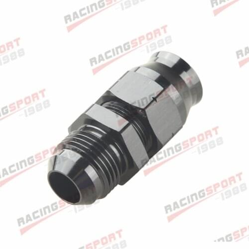 10AN AN-10 AN10 Straight Male To 5/8" Tube Pipe Adapter Black