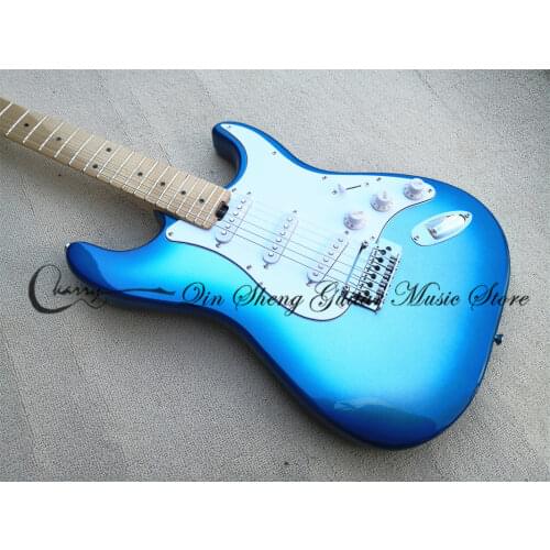 Order booking 6 strings guitar, white guitar,tremolo bridge H Hpickups,black buttons,maple neck,basswood body