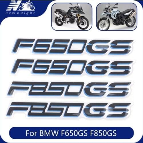 For BMW F650GS F850GS Trunk Luggage Aluminum Case Side Panel 3D Waterproof Stickers Decal Protector Fairing Emblem Badge Logo