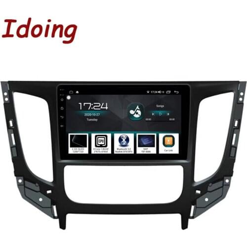 Idoing 9"Android 2.5D Car Radio DSP Multimedia Player For Mitsubishi Triton 2015-2019 Octa Core GPS Navigation Video 4G+64G