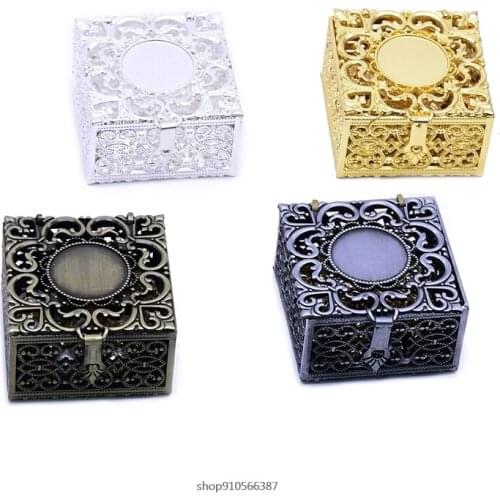 Free Shipping Rosary Beads Box Necklace Metal Christian Catholic Religious Jewelry Case Storage Organizer Gift j26 21 wholesales