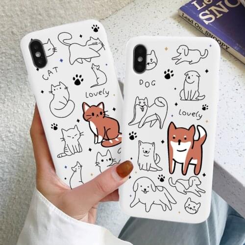 Cute Cat Pattern Phone Cover For Xiaomi Redmi Note 9s 7 8 9 Pro Max 8T 9 Global 10 Lite Poco X3 NFC K20 Soft Silicone Case Shell