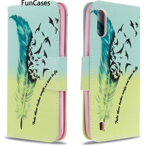 Lovely PU Leather Wallet Flip Phone Case For Case Samsung A01 Estuche Protector Samsung Galaxy telefon A01 Covers Phone sam sang