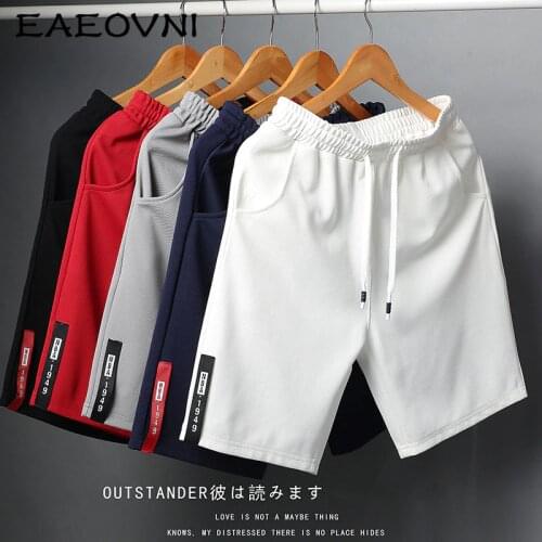 EAEOVNI Summer Casual Shorts Men Man Shorts Bermuda Beach Shorts Running Jogging Sport Shorts Breathable Boardshorts Men Shorts
