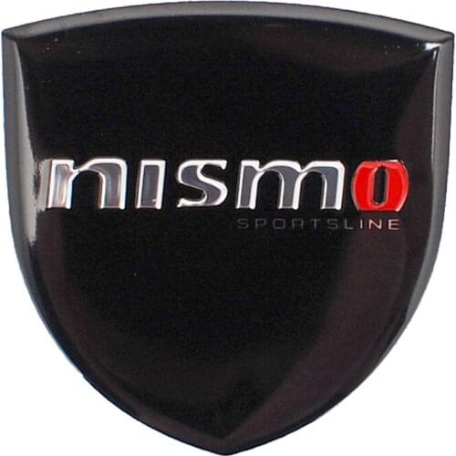 Car Styling Emblem For Nissan Nismo Qashqai Tiida Teana Almera Sylphy Leaf Note Juke Metal Auto Sticker Badge Decal Decoration