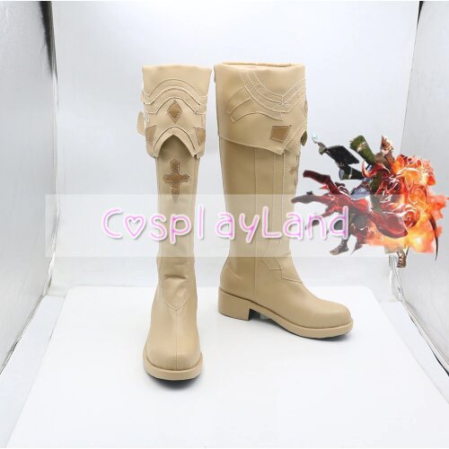 FF14 Final Fantasy XIV Summoner Cosplay Shoes Boots for Adult Men Shoes Costume Accessories Custom Made Halloween Shoes