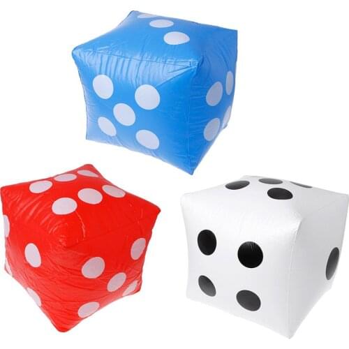 30cm Giant Inflatable Dice Beach Garden Party Game Outdoor Children Kid Toy