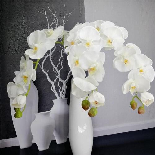 Artificial Butterfly Orchid Branch Flower Decoration Real Touch Flowers Simualtion Plants Wedding Home Office Party Decor