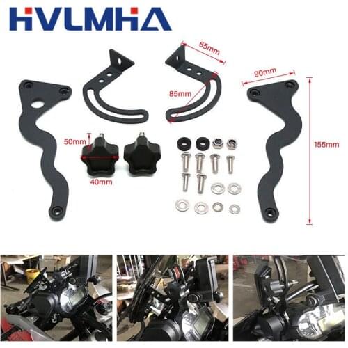 R1200GS Adventure 13-19 Windshield Support Holder Windscreen Strengthen Bracket Kits for BMW R1250GS R 1200GS LC/ADV 2014 - 2019