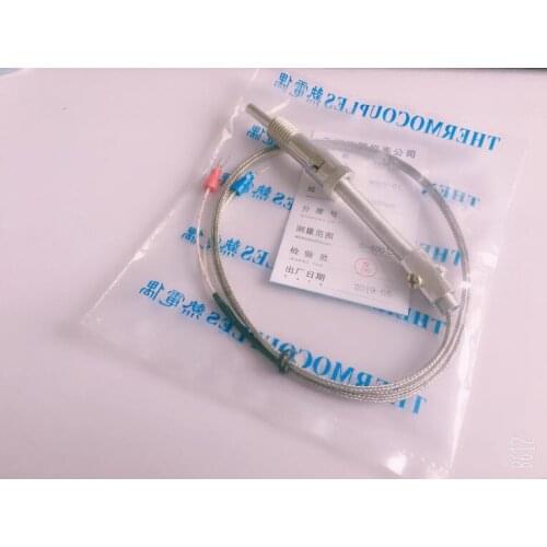 K type WRET-01 Pressure reed thermocouple temperature sensor 0-600 degree screw thread M12*1.5mm
