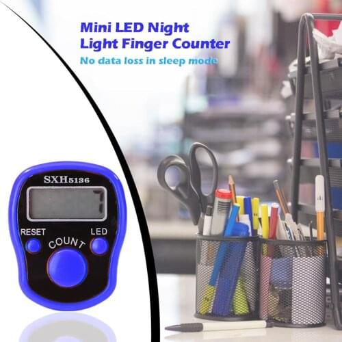 Counter Mini counter LCD display Buddhism supplies ABS plastics Visible at night Finger Counter