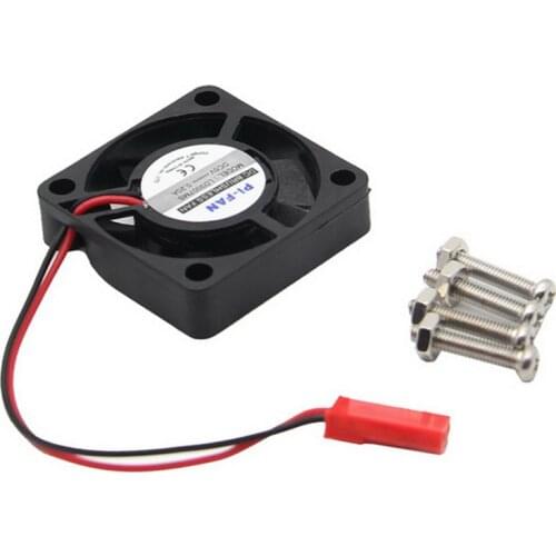 Active Cooling Mini Fan for Raspberry Pi 3 Model B / 2B / B+ - Black