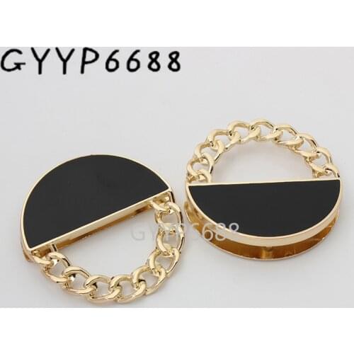 10-30pcs light gold 44*45mm 29mm inner metal hanger connector for woman luxury bag with chain connect rings purse accessories