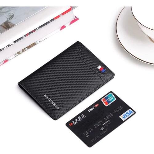 Genuine Leather Wallet For Men Leather Slim Luxury Brand Mini Credit Card Wallet For Men Short Black Wallet Men