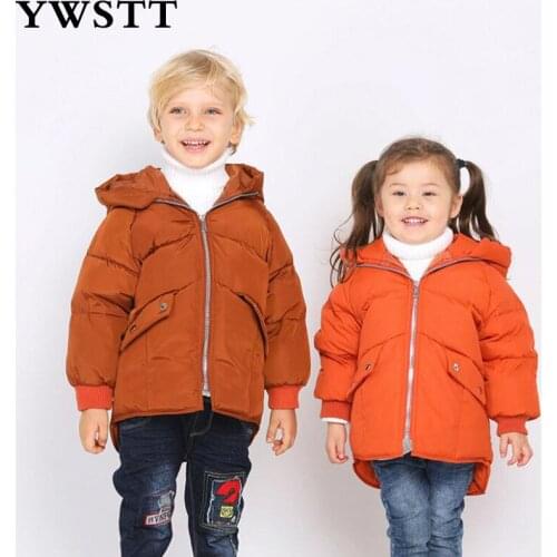 Ywstt New kids Winter Warm Coat Baby Boys Girls Outerwear & Coats 2017 Boys' and Girls' Down Coat Thin Childen Coat