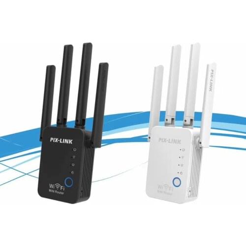 New WiFi Repeater Wireless Wifi Extender 300Mbps Four Antenna Wi-Fi Amplifier Long Range Signal Booster 2.4G WiFi Access Point