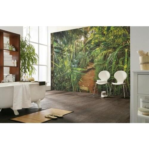 Custom 3D Photo Wallpaper Tropical Jungle Landscape Wall Mural Wallpapers For Living Room Bedroom De Parede Home Decoration
