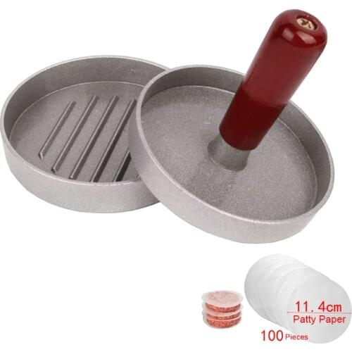 Aluminum Alloy Hamburger Press Sandwich Maker Pie Pasty Patty Maker Round Chopped Meat Pork Poultry Beef