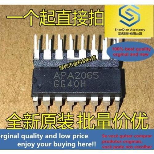 10pcs only orginal new 3y brand new imported APA2065 straight plug DIP-16 spot