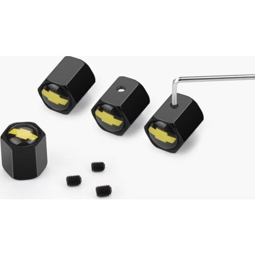 Car Styling Anti-theft Stainless Wheel Tire Valve Stems Caps for Chevrolet Cruze Aveo Captiva Lacetti accessories
