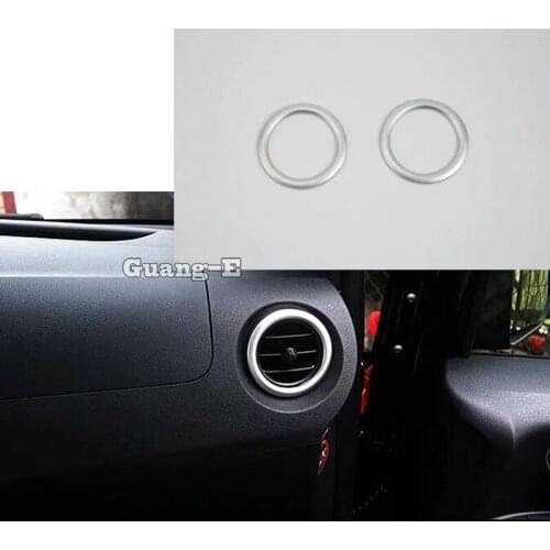 High Quality Car Cover Frame Lamp Trim ABS Chrome Front Air Condition Outlet Vent For Mercedes Benz Vito W447 2017 2018 2019