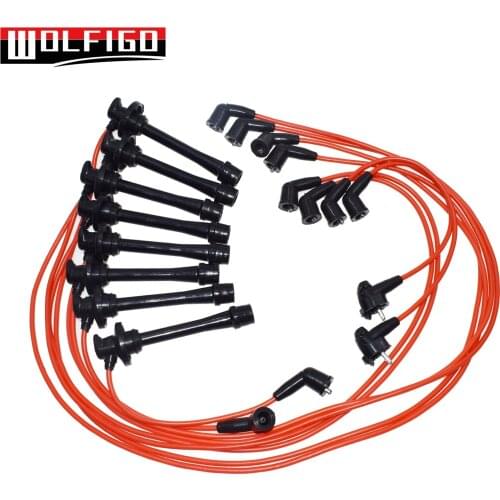 WOLFIGO Fit 1900-1997 Lexus LS400 4.0L Spark Plug Ignition Wires Set Cable 23022 New